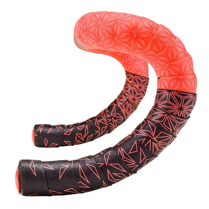 Mountain Road Bike Handlebar Tape Silicone Non-Slip Sweat-Absorbing Bicycle Handle Strap Shock-Absorbing Cycling: BlackRed