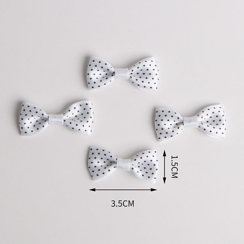 Strik bedrukte punt platte knoop 5 punten platte knoop 2 punten riem stippenstrik haarband strik: 01y