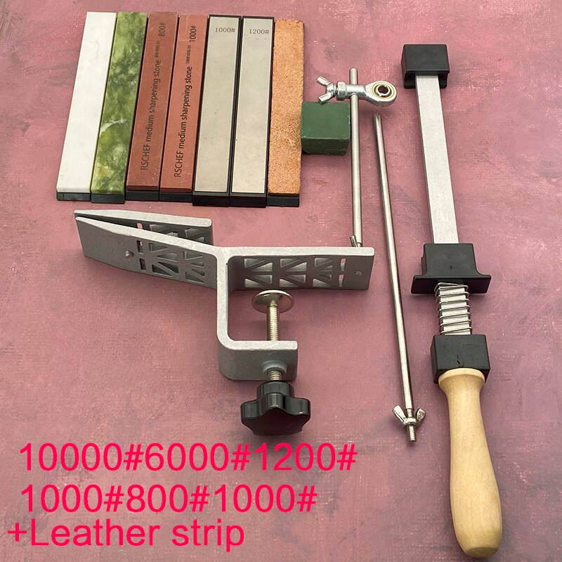 sharpener fixed angle Leather sharpening and polishing knife sharpener system sharpening stone sharpener Clip table: 8