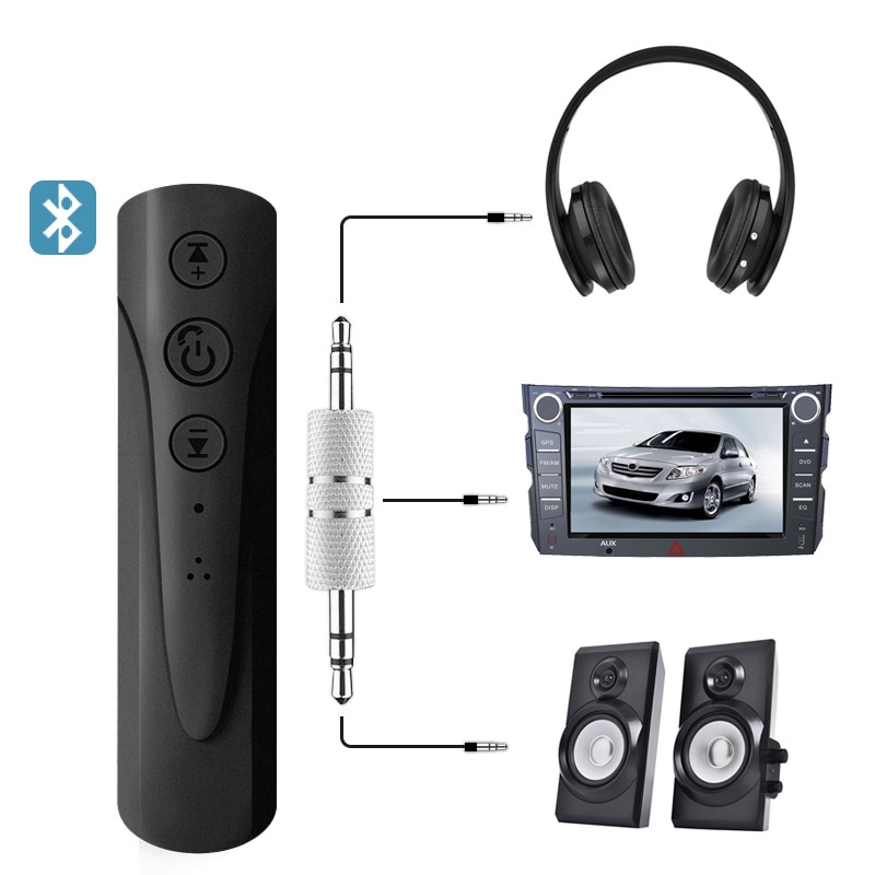 Draadloze Bluetooth Adapter Ontvanger AUX Receptor USB Auto Bluetooth Audio Receiver Handsfree 3.5mm Met Microfoon Voor Hoofdtelefoon Speaker
