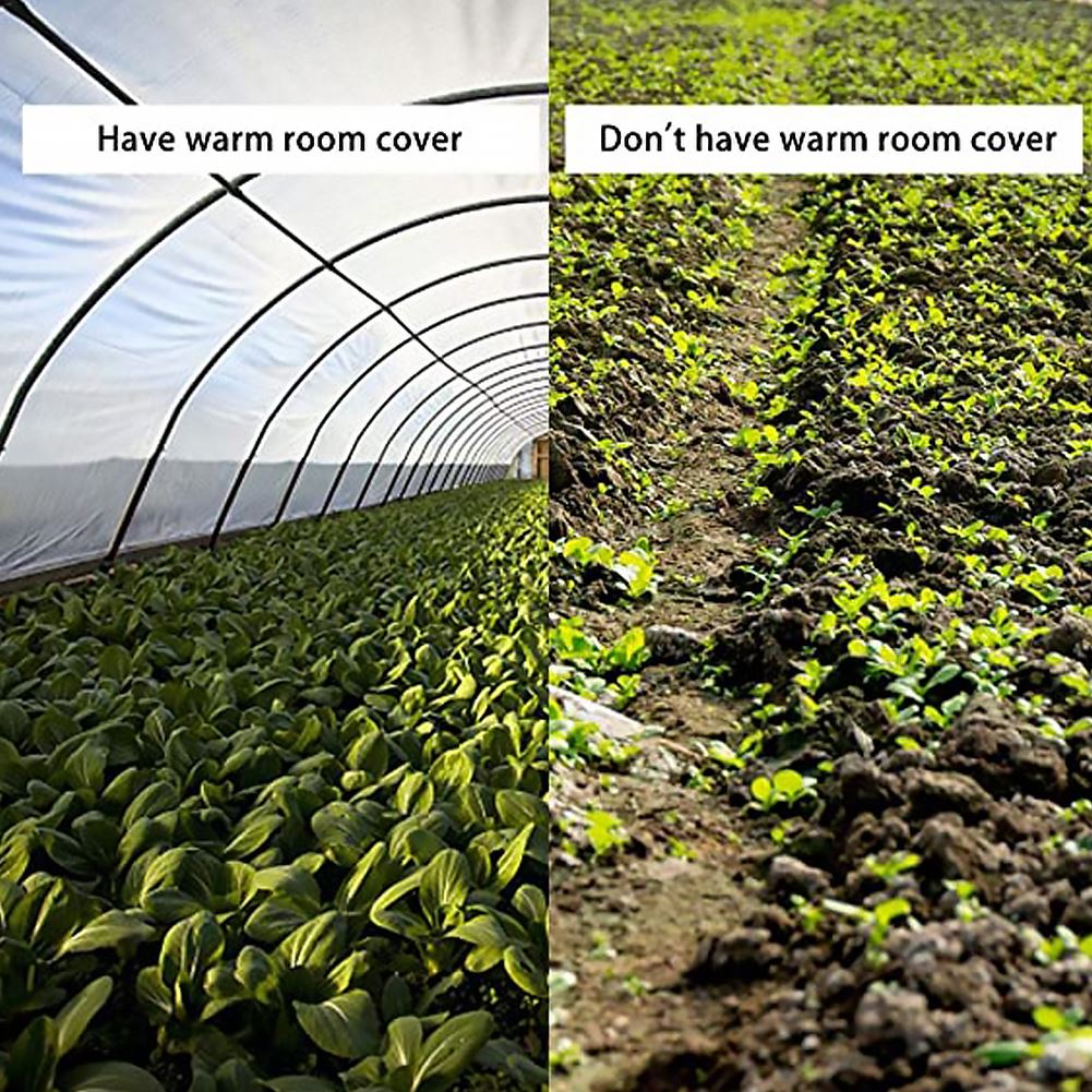 Transparent Vegetable Greenhouse Agricultural Cultivation Plastic Cover Film Waterproof Anti-UV Gardening Protect Plants