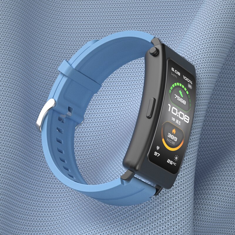 18mm watch strap for HUAWEI TalkBand B6 Wristband Replacement Silicone strap Bracelet For Huawei Talk Band B3 Accessories: 7 / For TalkBand B6