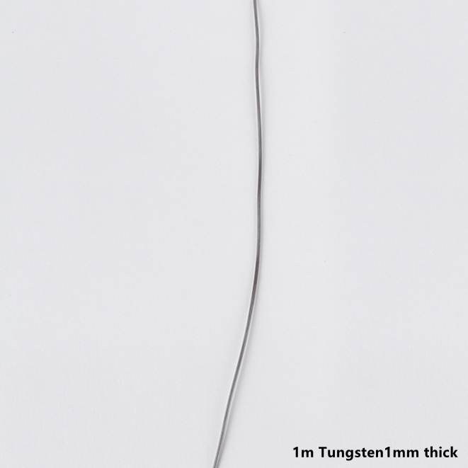 Alambre de tungsteno colgante de cerámica de 1M, soporte de cocción de arcilla, colgante pequeño especial, muebles de horno de alta temperatura: 1m Tungsten1mm thick