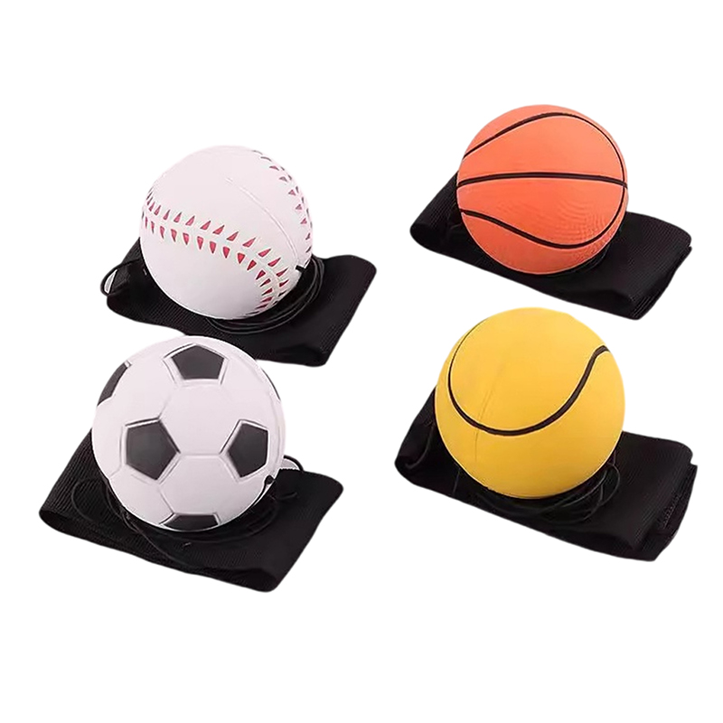Return Sponge Rubber Hand Ball Game Exercises Bouncing Elastic Sport Strength Training Children Kids Outdoor Toy Ball