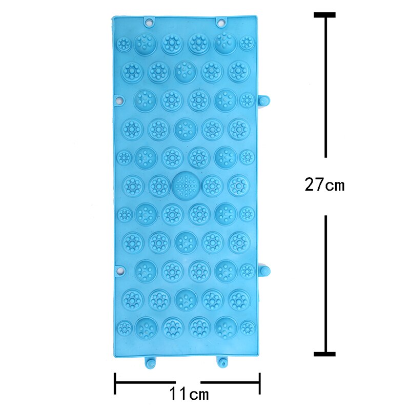 Aacar 1 Pc Reflexologie Voetmassage Pad Teen Druk Plaat Mat Bloedsomloop Shiatsu Mat Willekeurige Kleur