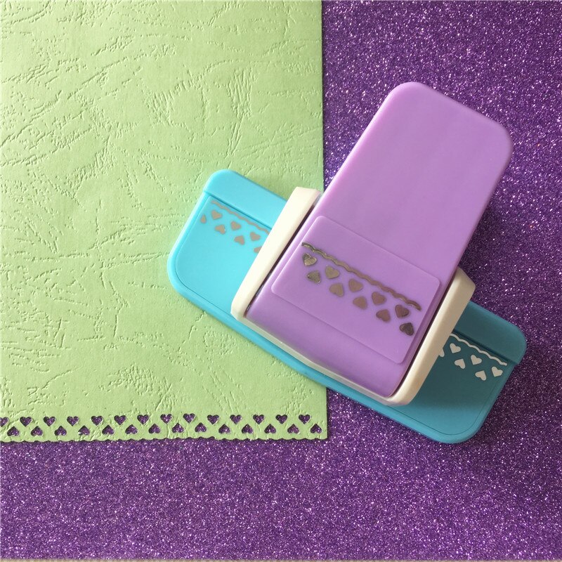 many Hearts shape fancy border punch heart to heart craft punch scrapbooking popular embossing puncher DIY foam hole punches