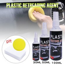 Plasltic Restoer Automotive Interior Plastic, Rubber, Leather Retreading Agent with Sponge