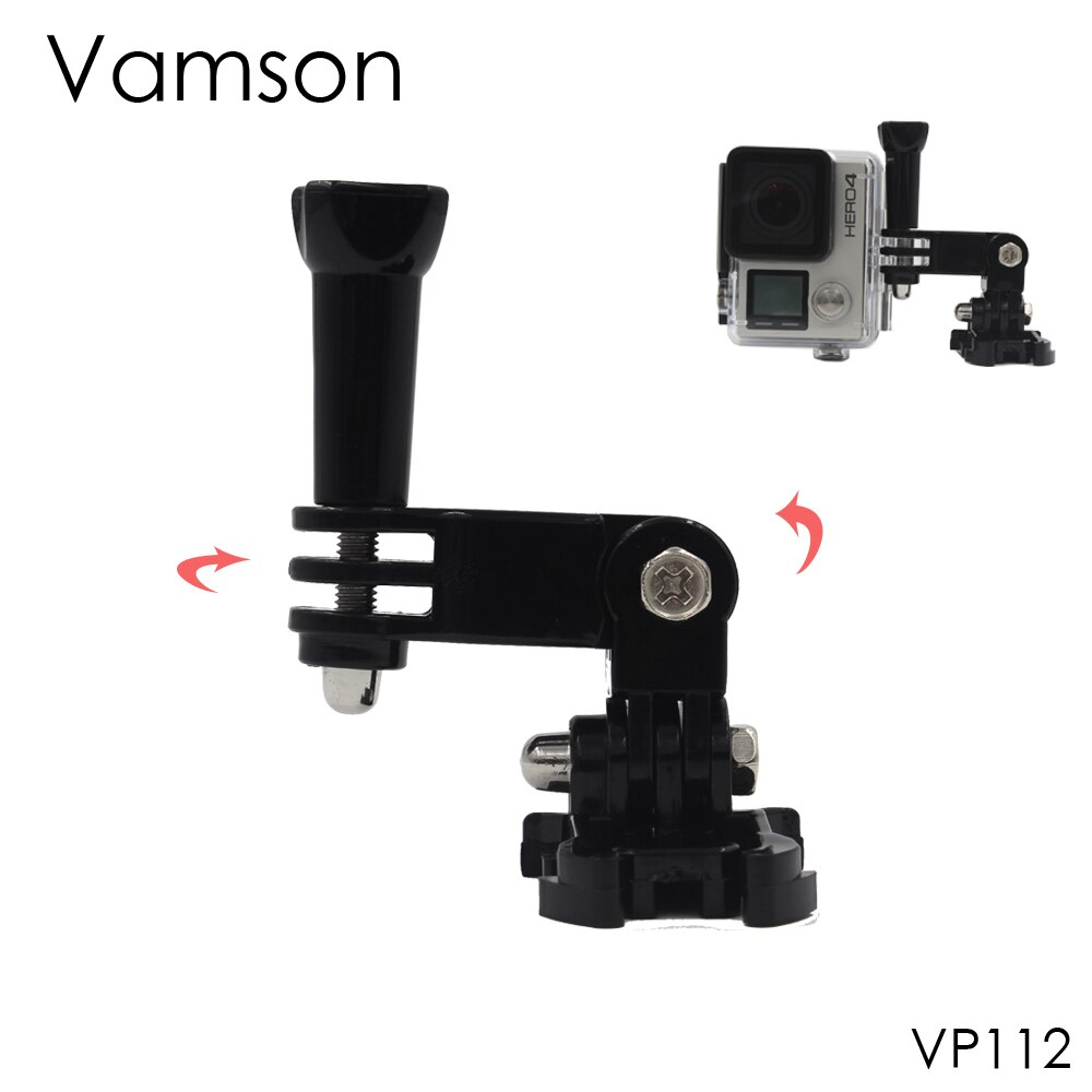 Vamson for GoPro Accessories Mini Adapter Monopod Tripod Mount for Go Pro Hero 8 7 6 5 4 3+ 2 for Yi 4K for SJ4000 VP101: VP112