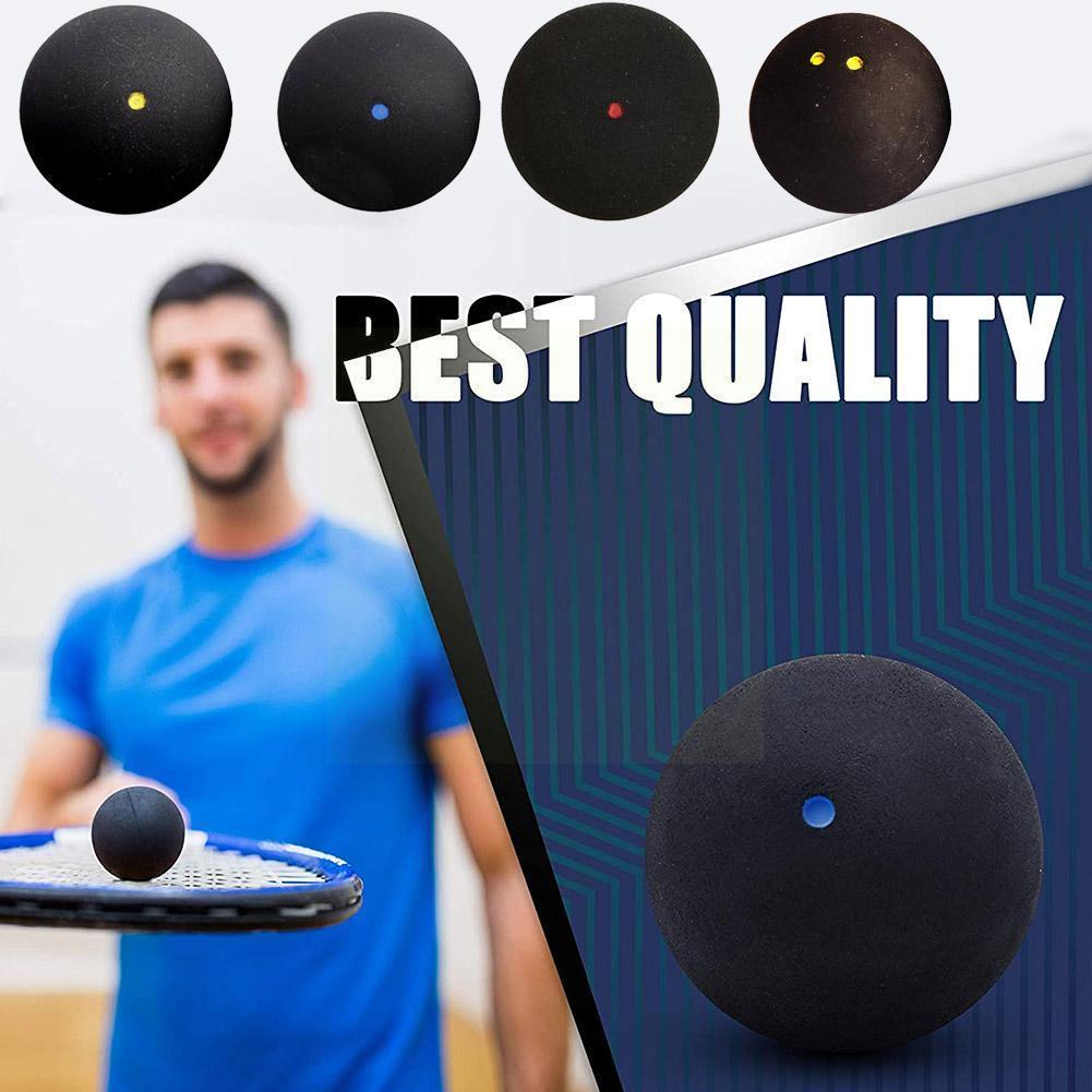 1 Stuks Squash Bal Hoge Bounce Snelle Speed Training Rubber Blauw Voor Beginner Nieuwkomer Bal Dot Enkele O3z5