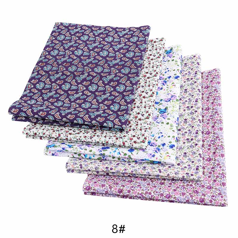 Tissu en popeline de coton imprimé doux 1/4 yards, tissu en Patchwork marine, 133x72, pour bricolage literie et accessoires faits à la main TJ1253: 8