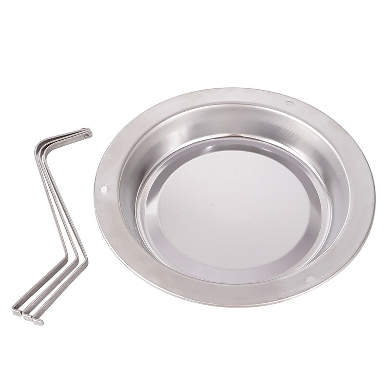Kippenspit Rek Vouwen Rvs Verticale Koffiebrander Kip Houder Pan Non Stick Carbon Staal Grillen Tool Voor Bbq