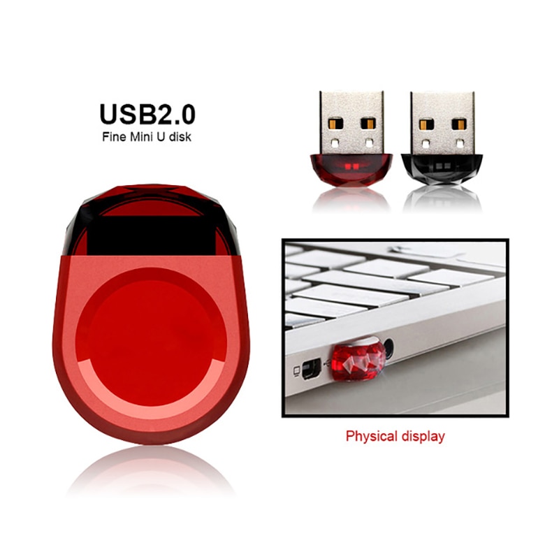 clé USB USB 2.0 Super Mini clé USB rouge 4GB 8GB 16GB 32GB 64GB clé mémoire haute vitesse petit stylo lecteur offre spéciale