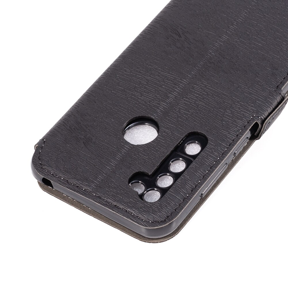 Étui en cuir pu pour doogee  n20 pro, étui à rabat pour doogee  n20 pro, fenêtre de visualisation, étui à rabat en silicone tpu souple, coque arrière