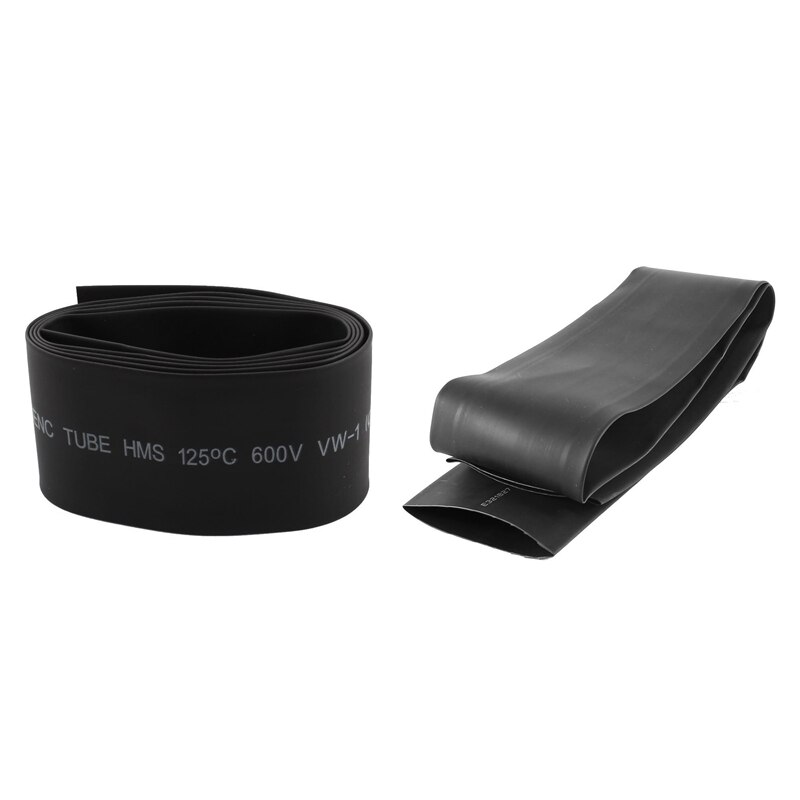 Jfbl 1 Pcs 30Mm 2:1 Isolatie Krimpkous &amp; 1 Pcs Krimpkous Tube Hoezen 2:1 Krimpen verhouding 50Mm: Default Title