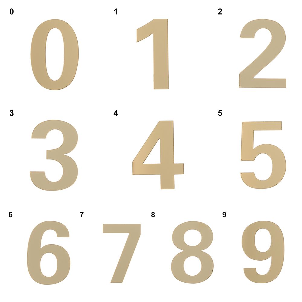 Auto-adesivo Porta Número Placa, Casa Gaveta Sinal, Dígitos, Etiqueta, Endereço, Home Hardware, Hardware