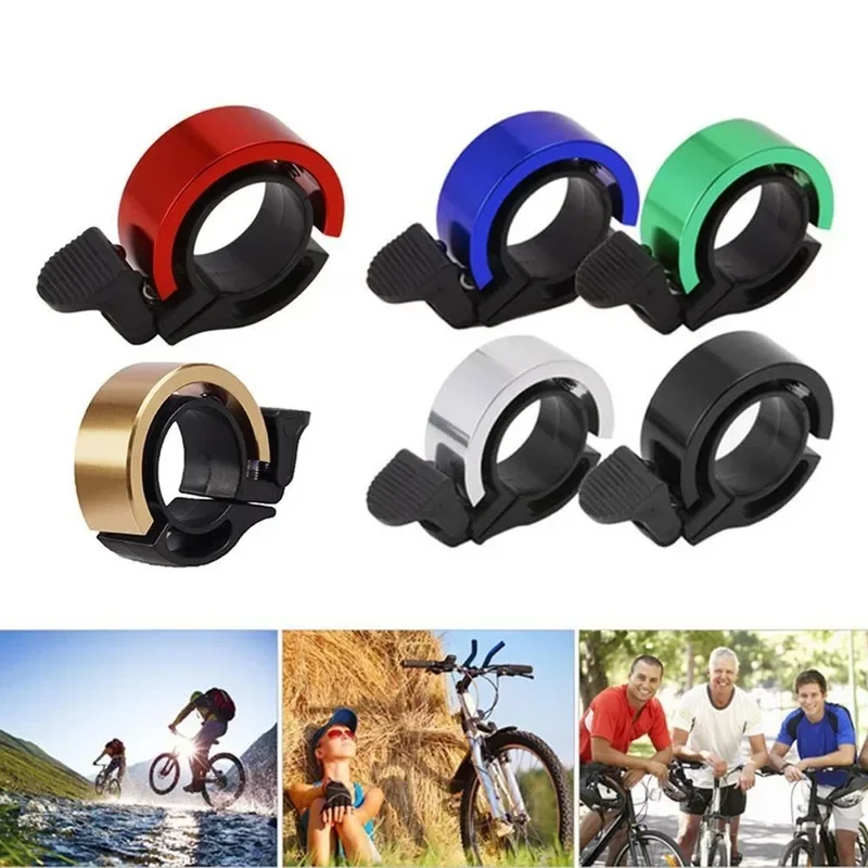1 Uds. Timbre de bicicleta de aleación de aluminio, alarma de advertencia de seguridad para bicicleta de montaña, timbre para manillar de ciclismo, bocina para bicicleta, accesorios para ciclismo