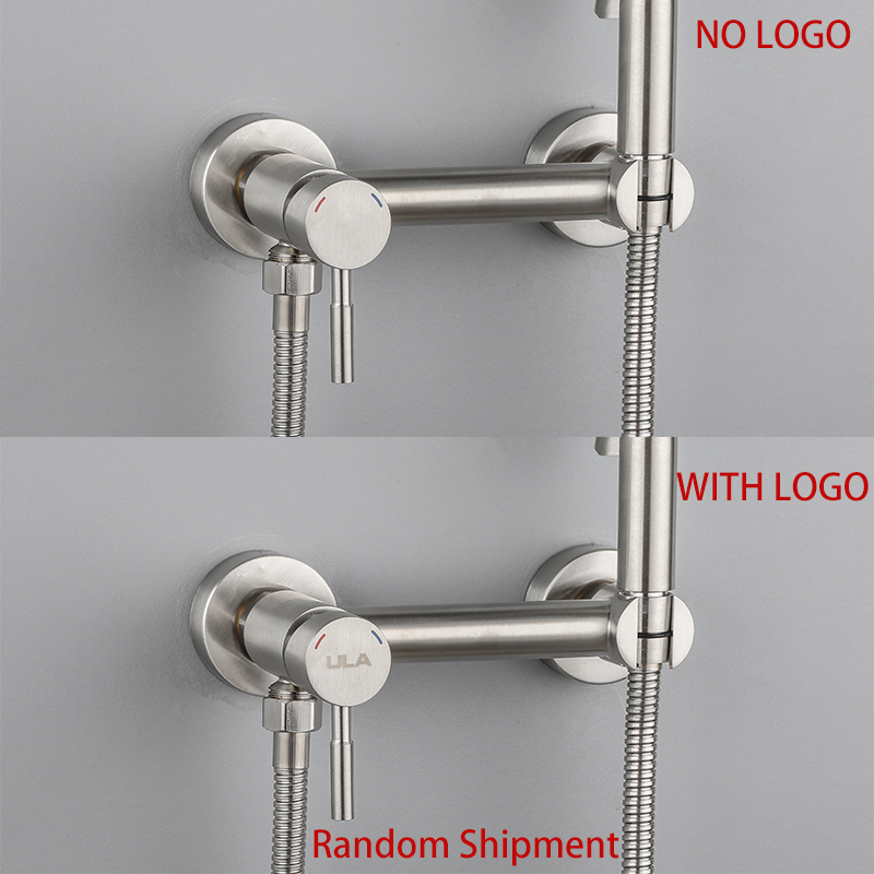 Ula borstad bidéblandare toalettblandare ducha kallvattenblandare kran rund duschspray hygienisk dusch