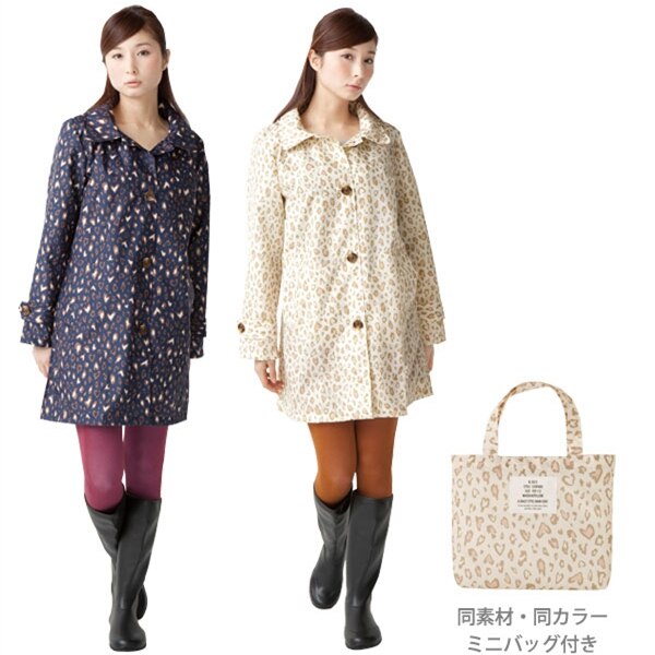 Leopard raincoat Jacket