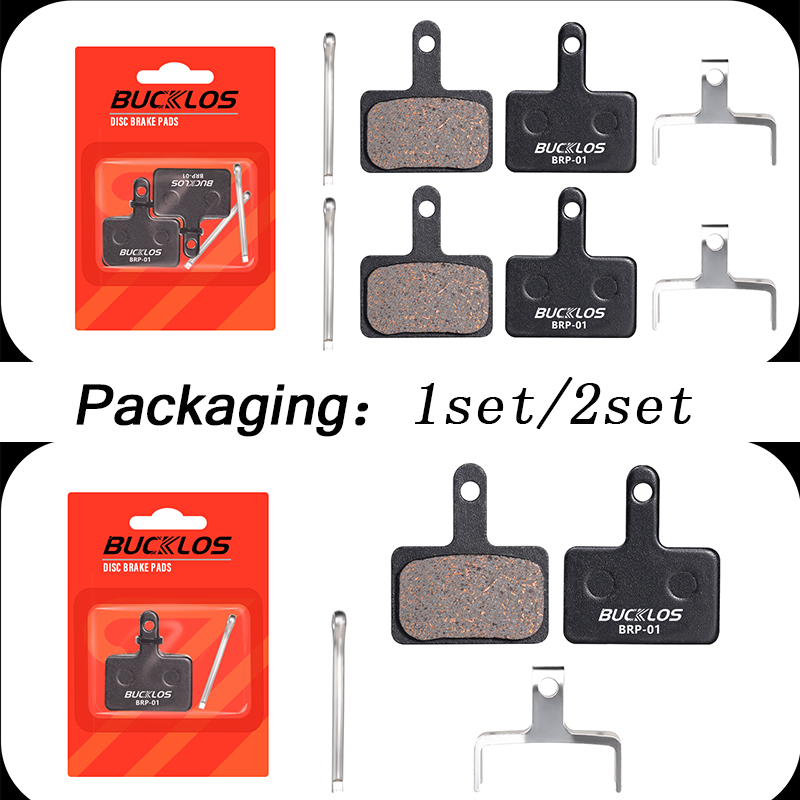 BUCKLOS Fit B01S pastilla de freno de disco resina semimetálica cerámica pastillas de bicicleta pastillas de frenos hidráulicos para SHIMANO MT200 MT400