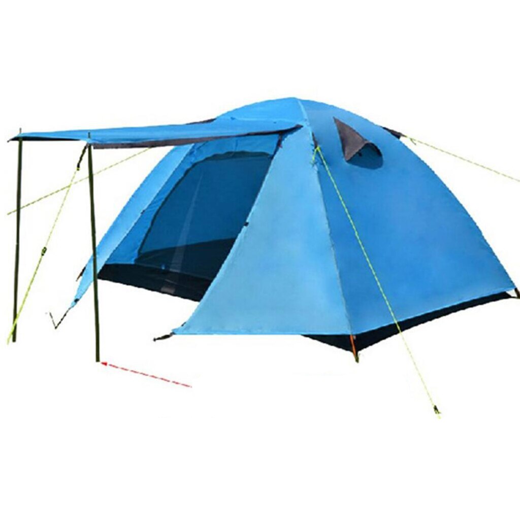 2 piece set of tent pole outdoor camping tent adjustable tarp pole for tent camping hiking sun awning camping tent accessories