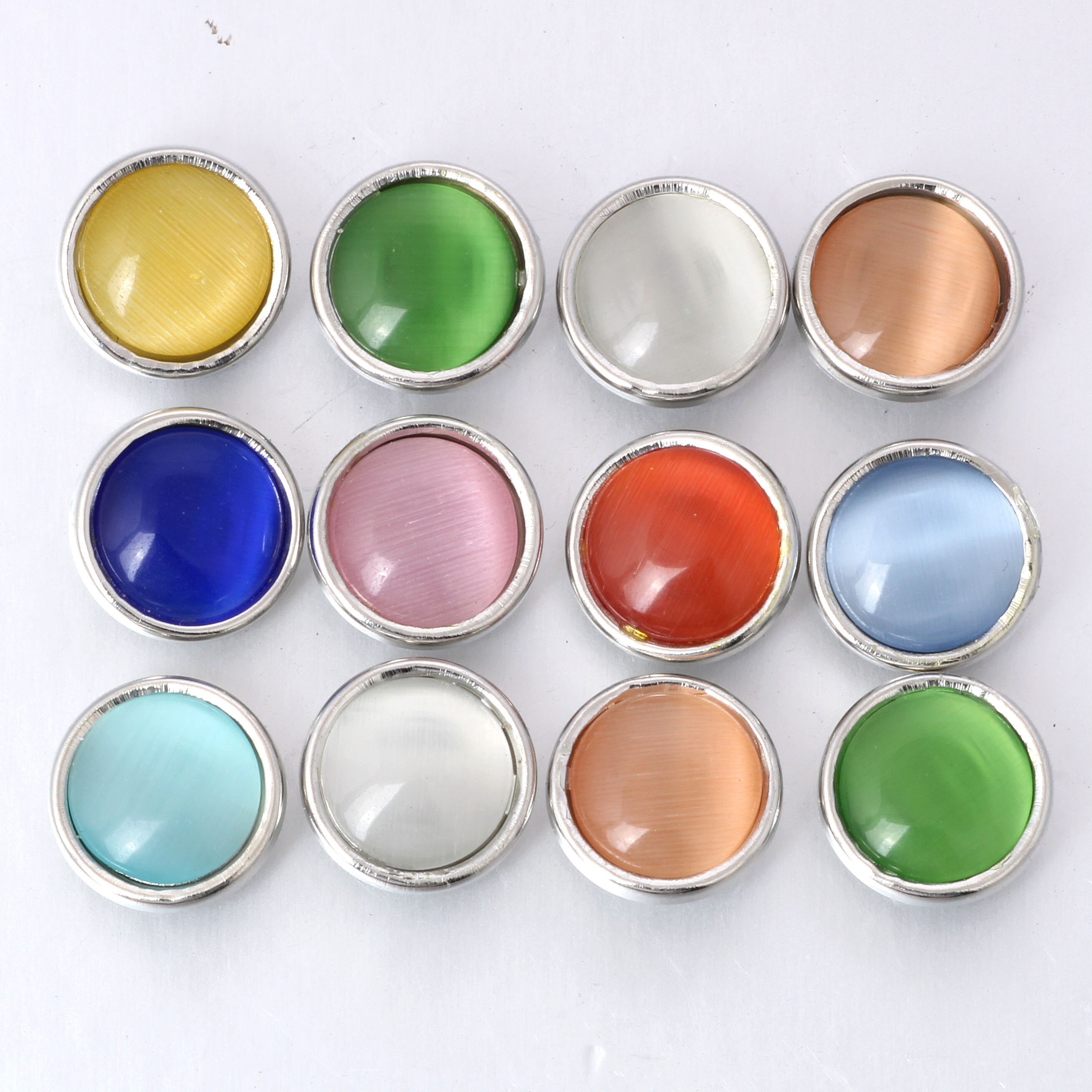 10 pz/lotto Nuovo Colore Misto Della Resina Snap Rotonda Mini Scatta Bottoni per Scatta Gioielli Fit 12 millimetri Snap Collana Dei Braccialetti ZL218