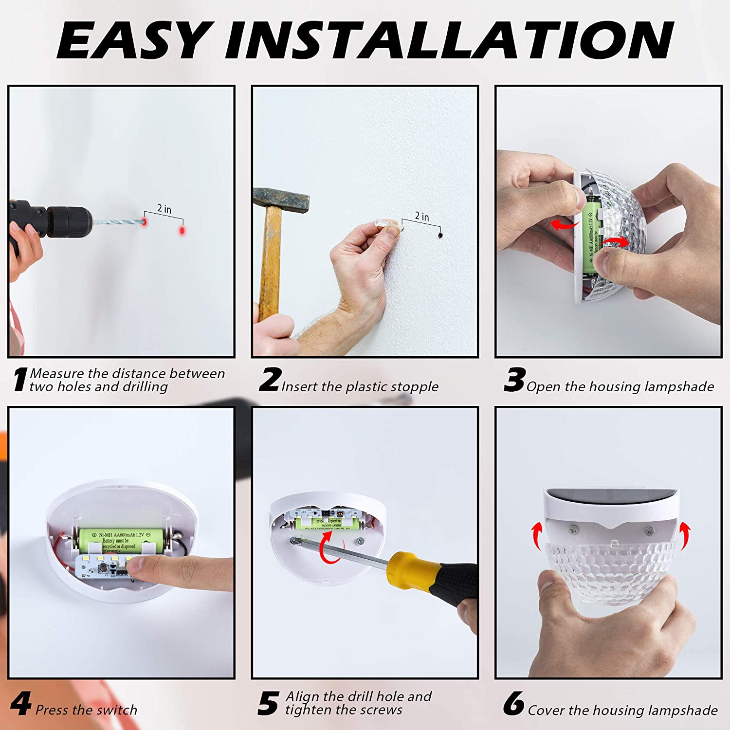 LED Solar Fence Lights Outdoor Waterdichte Wandlampen Gegolfde Lichten voor Hek Terras Tuin Path Decoratieve Lichten