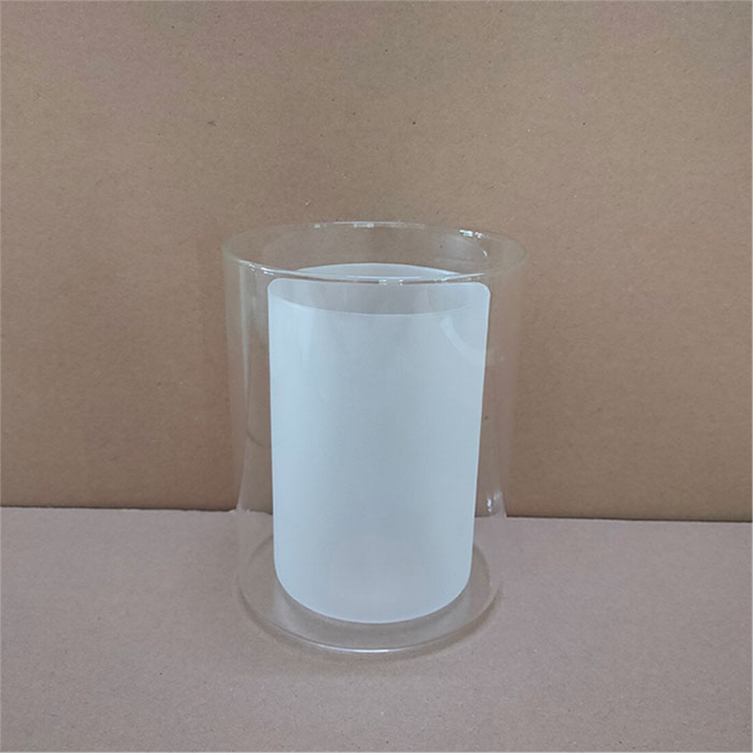 Clear White Cylinder Glass Lamp Shade Replacements for Lighting Fixtures, Frosted Glass Lampshade for E27 Wall Sonces Chandelier