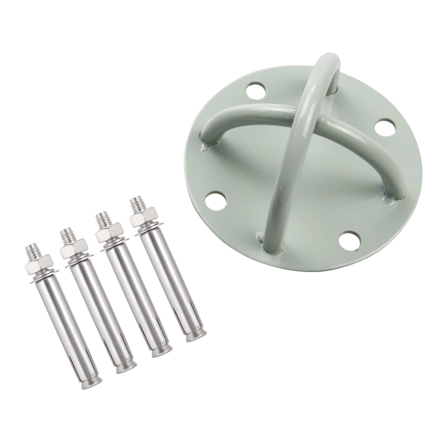 1 Stck edelstahl Suspension Gurt Trainer Montieren Anker Halterung Haken Zauberstab Decke Halterung für Fitnessstudio Suspension Ausbildung: Stil 2