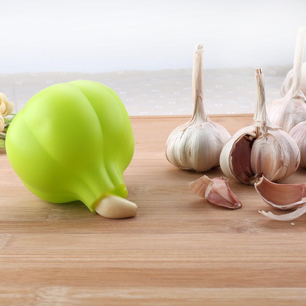 Silikon Knoblauch Schäler Kreative Gummi Lebensmittel Klasse Silikon Peeling Heimat Küche Knoblauch Knoblauch Weiche Werkzeuge Schäler Zubehör F7W4