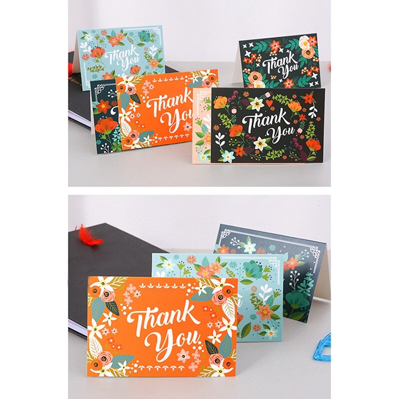 36 Pack Beautiful Floral Blank Thank You Cards and Envelopes Set for Wedding,Baby Shower,Anniversary,Bridal Shower