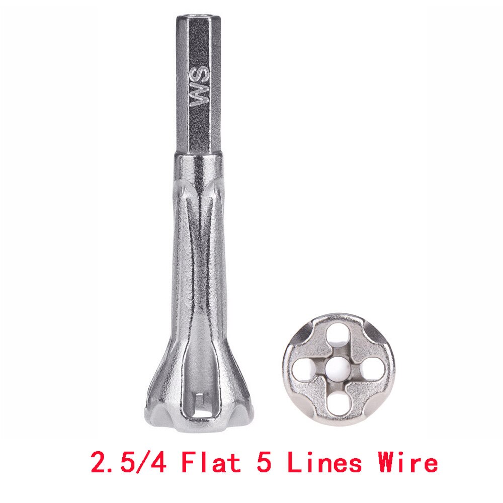 Electrical Twist Wire Tool 2~5 Hole Electrician Universal Automatic Twisting Wire Stripping Doubling Machine Connector: 2.5-4Manganese steel