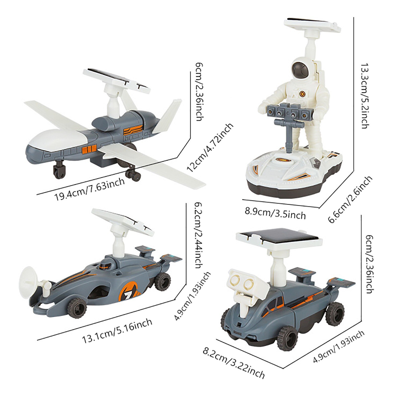 Squadra di esplorazione dello spazio giocattoli Robot auto-assemblati scienza dello spazio solare kit Robot fai-da-te giocattoli educativi per l'edilizia regalo per bambini Juguet