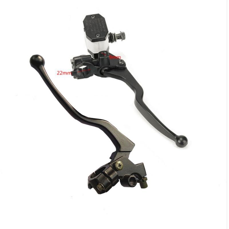 ! Palanca de embrague del manillar izquierdo de aluminio, 22mm, 7/8 pulgadas, para Pit Dirt Bike, motocicleta, ATV, accesorios de motocicleta, piezas de frenos