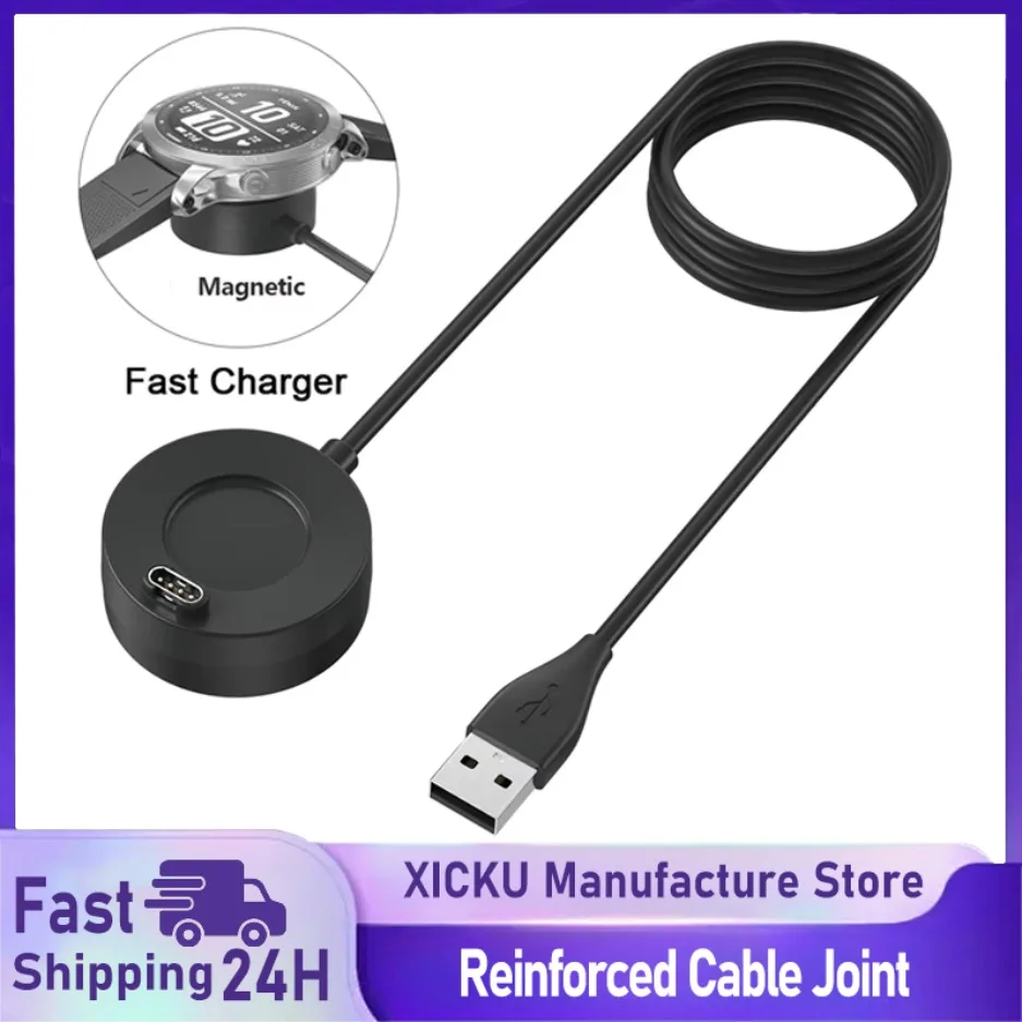 Charger Dock voor Garmin Vivoactive 3 4 4 S/Fenix 5 5 S 5X 6 6 S 6X/Venu 2 2 S Sq USB Oplaadkabel Stand Station Datum Syn