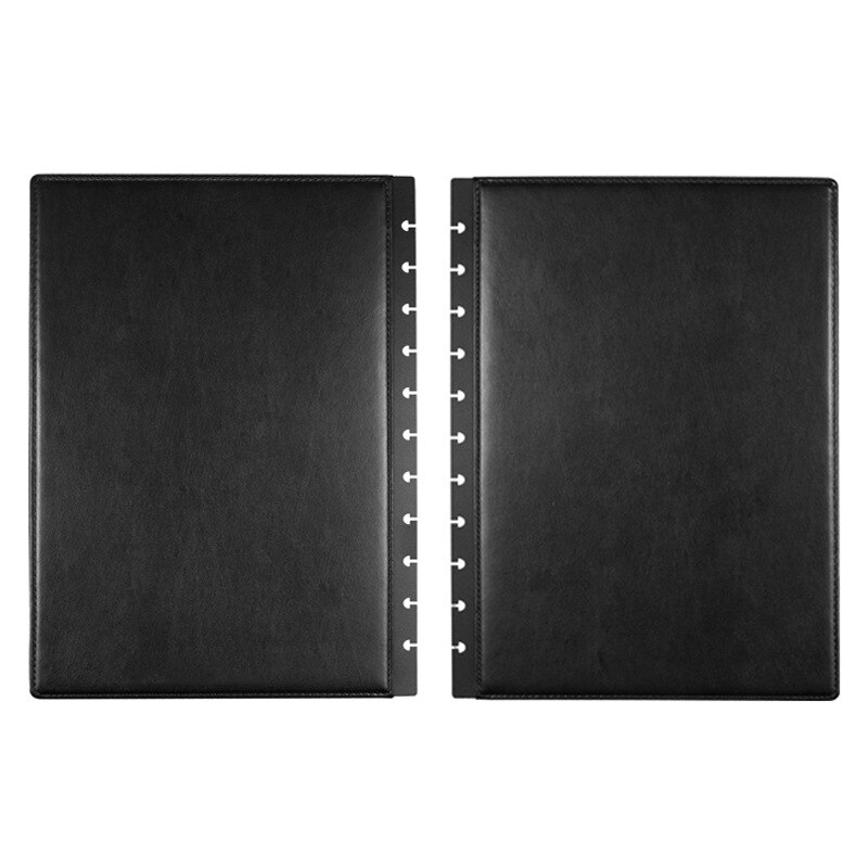 Fromthenon A4-cuaderno con agujeros de seta, organizador, cubierta, sistema de encuadernación de anillos de disco, accesorios, papelería para oficina y escuela