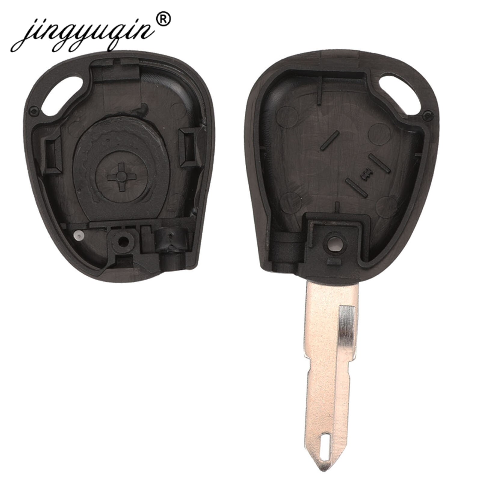 jingyuqin Replacement 1 Button Auto Key Shell for RENAULT Megane Clio Scenic 1 BN IR Remote Car Key Case Fob Uncut NE73