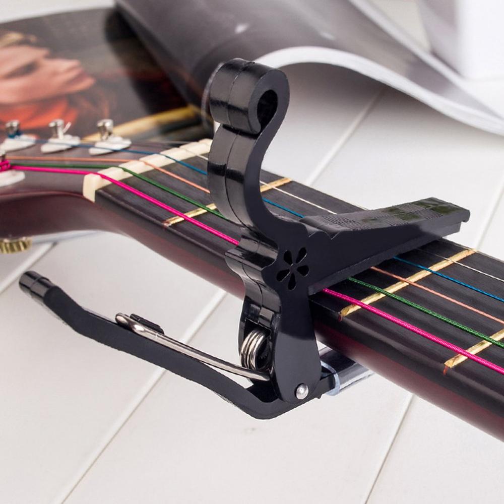 Professionele Draagbare Size Aluminium Tune Gitaar Tuner Clamp Key Trigger Capo Voor Akoestische Elektrische Muzikale Gitaar Capo