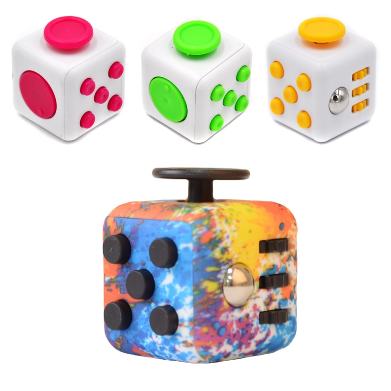 Stress Relief Cube Anti-stress Spielzeug Erwachsene Büro Schreibtisch Finger Spielzeug Dekompression Würfel Spinner Angst Autismus Reliever