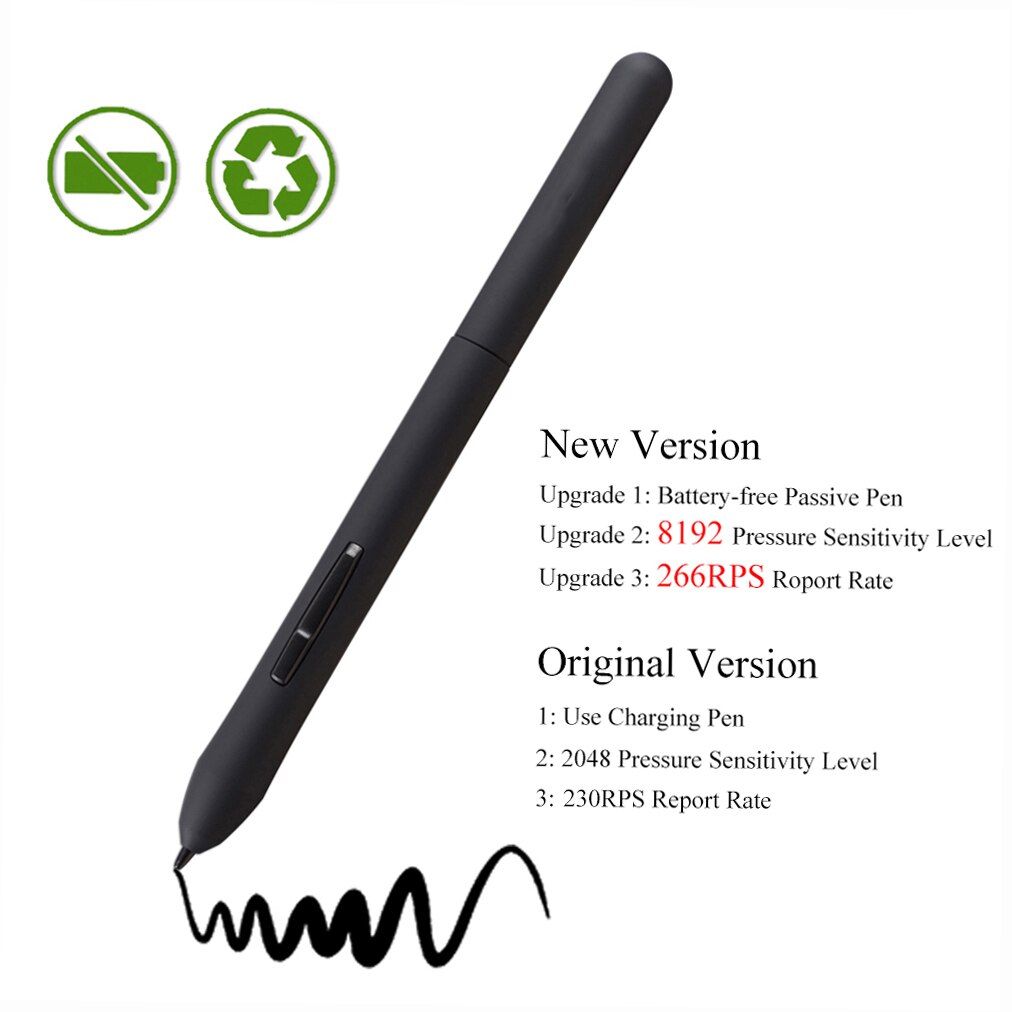 Ugee – tablette graphique M708 pour dessin, 8192 niveaux de sensibilité à la pression, rapide, nouveauté