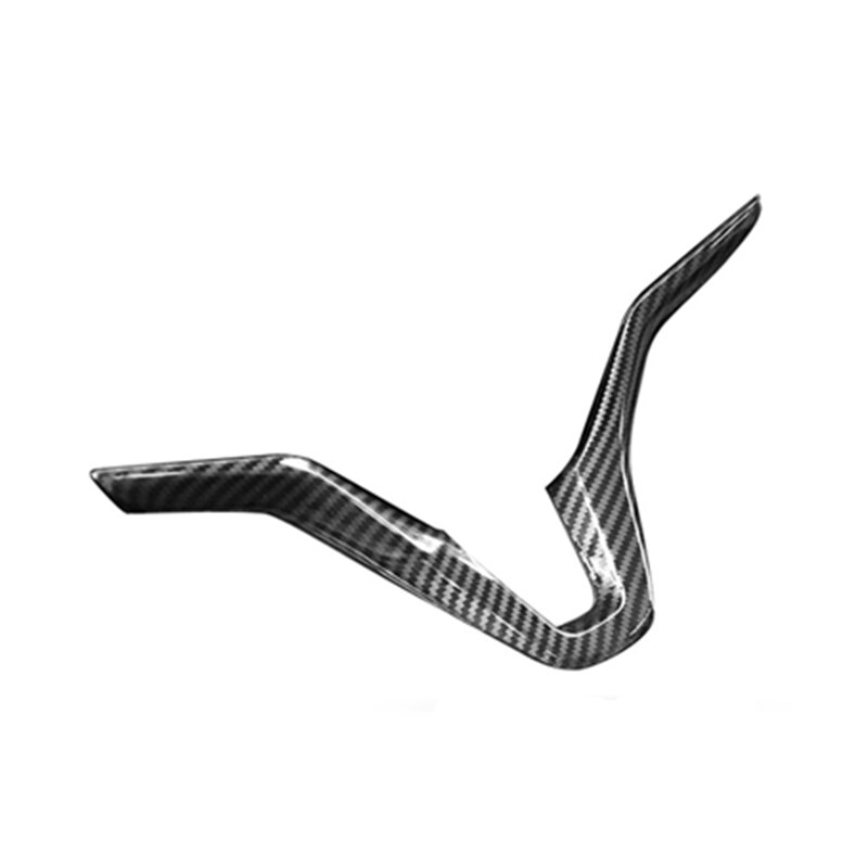 Right hand drive for Honda HRV HR-V Carbon Fiber Grain Accessories Interior ABS Decroation Cover RHD Trim: Steering wheel