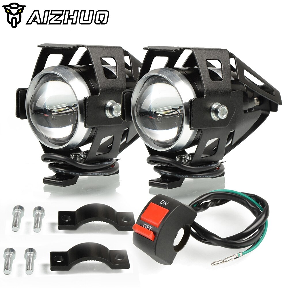 Motorcycle Headlights U5 Headlamp Spotlights Fog Head Light FOR SUZUKI GSR400 GSR600 V-Strom DL 1000/650 GSX-S750 SV650 GSXS1000: 1 pair-switch