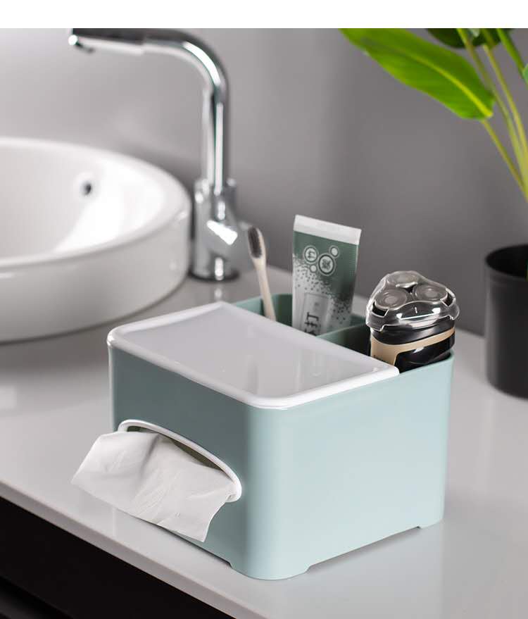 1 pc caixa de tecido molhado desktop caixas de tecido caixa de armazenamento em casa caixa de tecido com tampa tecido caixa de papel sala de estar cozinha suporte de tecido: green small