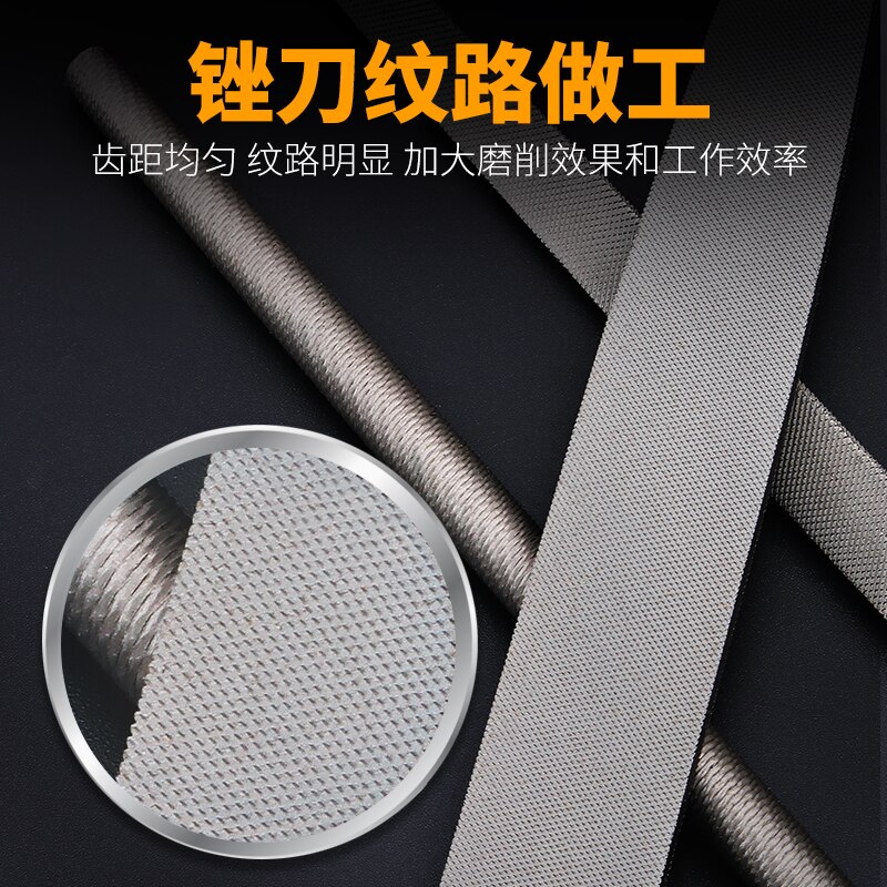 File, steel file, metal file, woodworking knife, triangle semicircular rubbing knife, grinding tool, fitter, grinding
