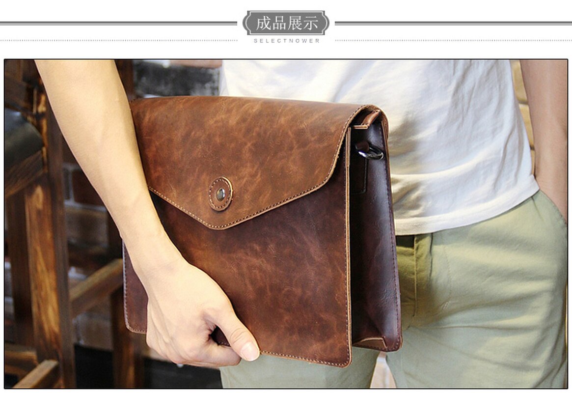 Leather Handmade Craft men`s shoulder bag Sewing Pattern Acrylic Stencil Template Sewing accessories with holes 30x16.5x10cm