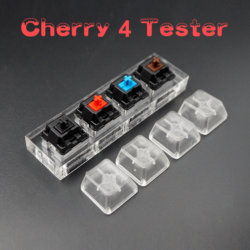 Switch Tester Cherry MX Kailh Gateron Switch black red brown blue 4 6 8 9 12 Key Translucent Keycaps Mechanical Keyboard Tester