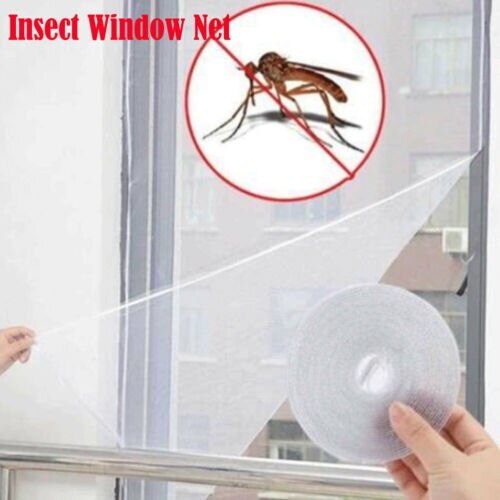 Hand-free DIY White Screen window Magic Door Curtain Anti-Mosquito Screen window Fly Bug Insect 150X130CM 200X150CM