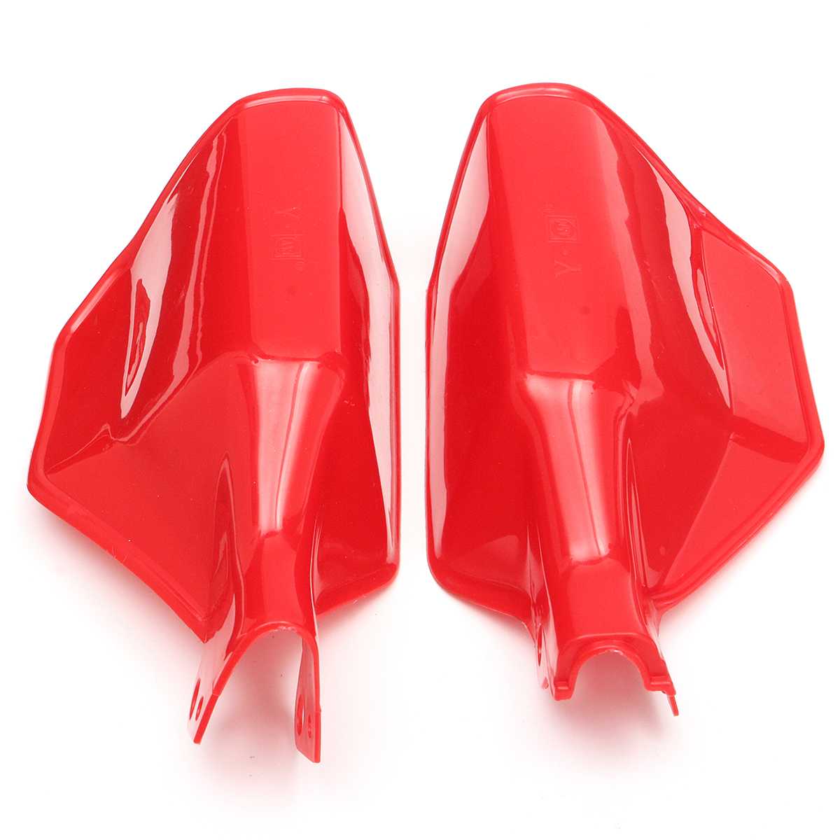 Pair Universal Motorcycle Handguards Hand Guard Shield Scooter Protector Protection: Red