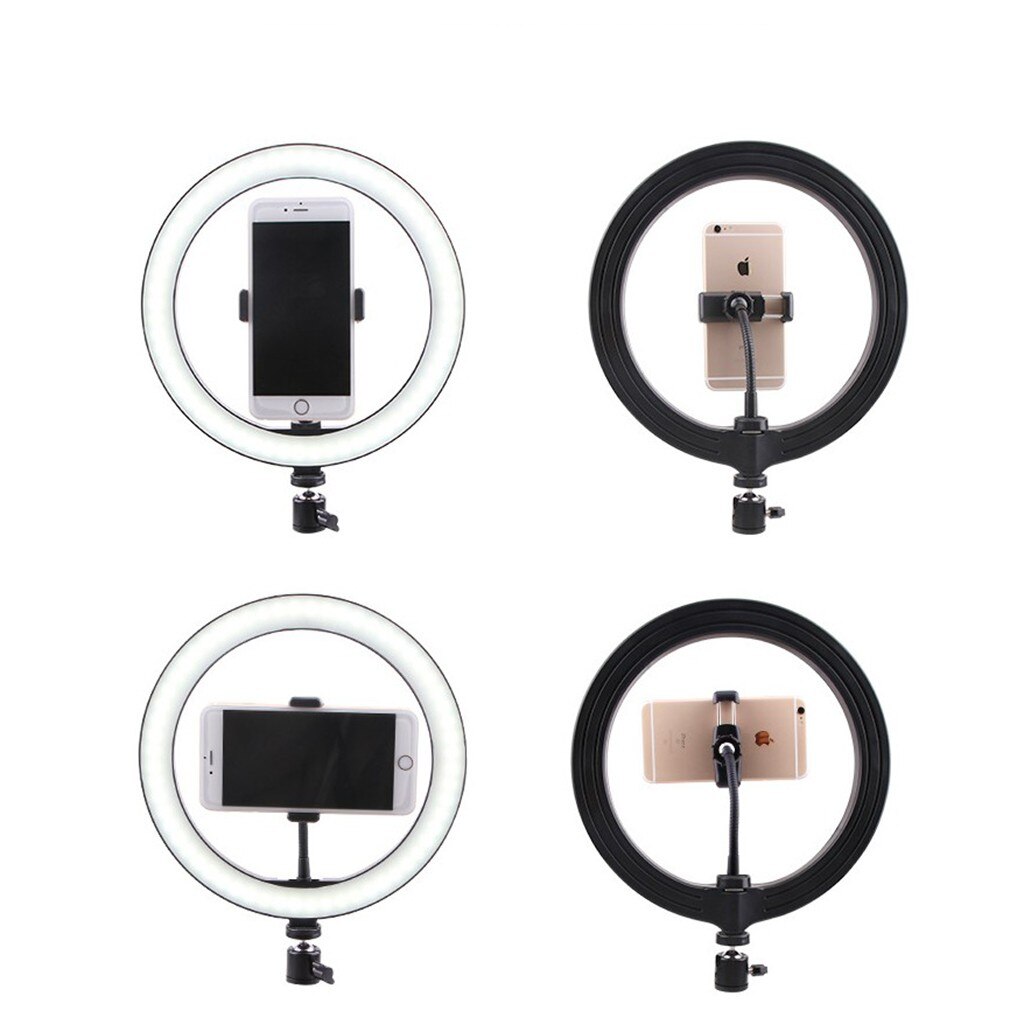Ring Light Tripod Stand With 26cm Mini SMD LED Desktop Video Lights Selfie Lamp USB Plug For Live Photo Photography Studio