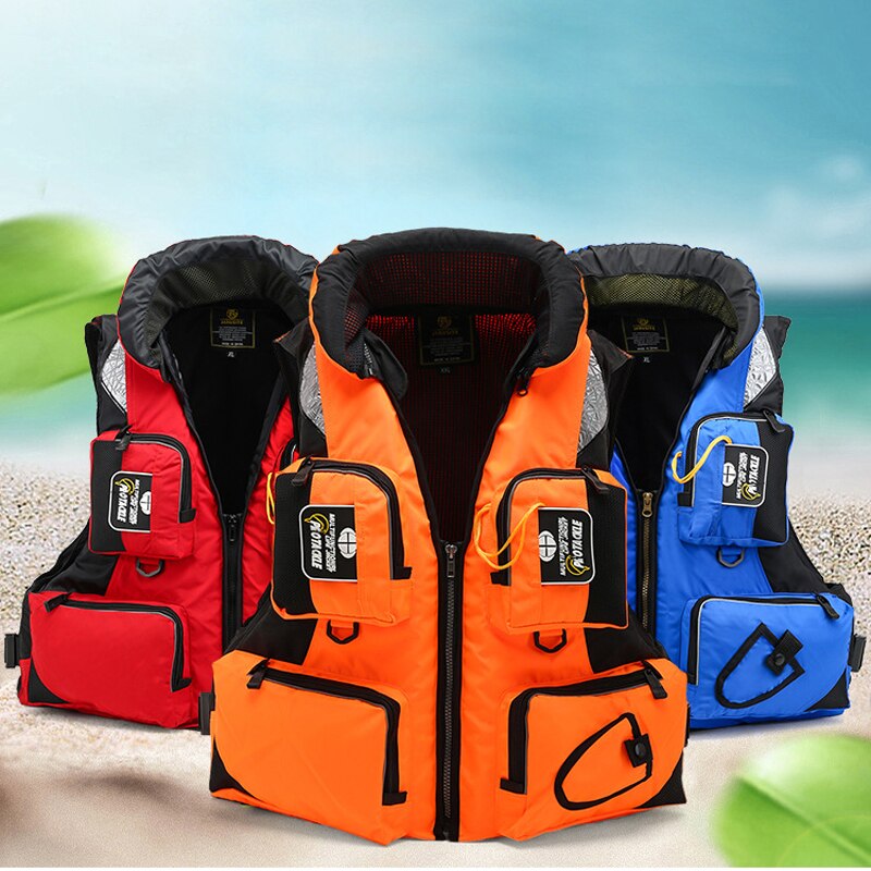 Adulti Bambini Vita Kayak Giubbotto Salvagente Giubbotto di Salvataggio di Nuoto di Surf Pesca Galleggiante Canoa Canottaggio giubbotto di Salvataggio Giubbotto