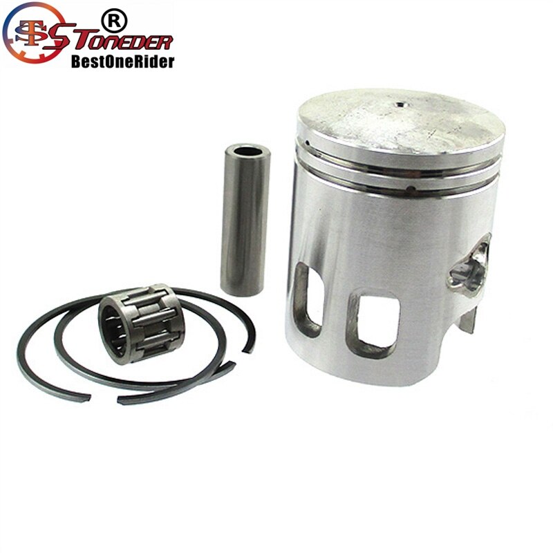 STONEDER 40mm Piston Rings 10mm Pin Kit For 2 Stroke Yamaha 50cc BWS 50 3KJ CW50 Slider Jog HUSAR 2002 POPKORN Scooter Moped ATV